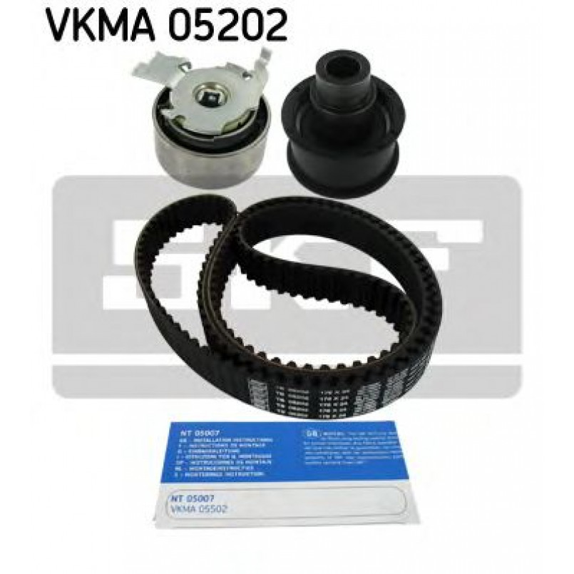VKMA 05202 SKF Комплект ГРМ (ремінь + ролик)